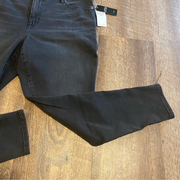 NWT Ralph Lauren High Rise Skinny Ankle Super Stretch Black Jeans Size 14W - Picture 4 of 11